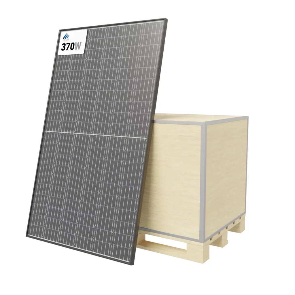 Aptos Solar 370W Solar Panel 120 Cell Bifacial DNA-120-BF26 Wholesale in pallet 31 panels